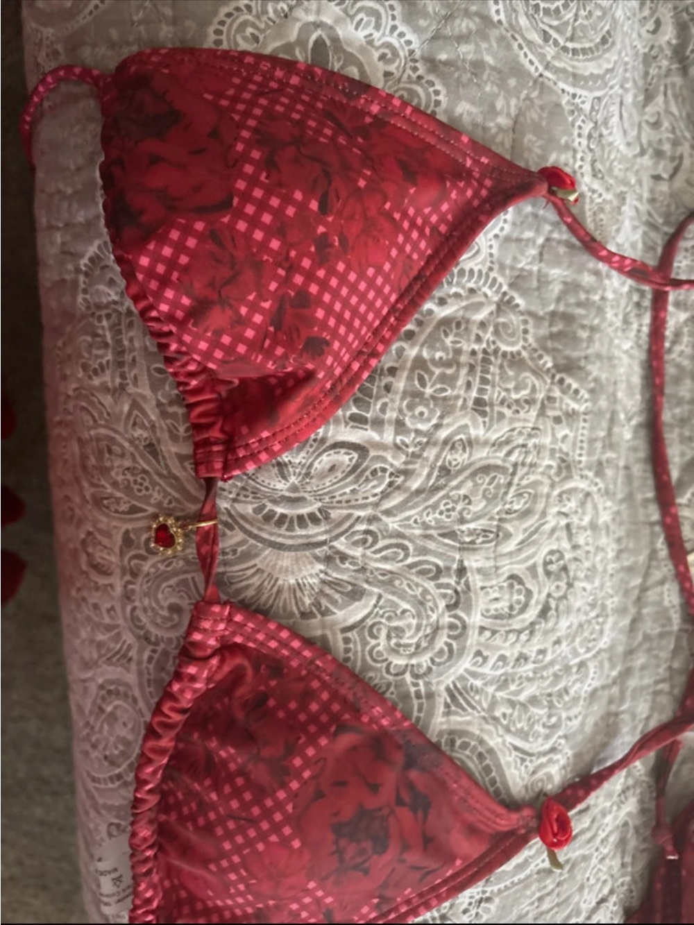 Red Tie-Back Bikini Set - Target - Picture 8 of 8